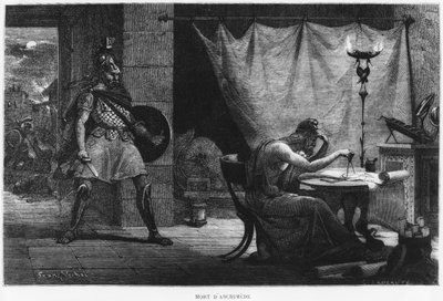 Death of Archimedes, illustration from 